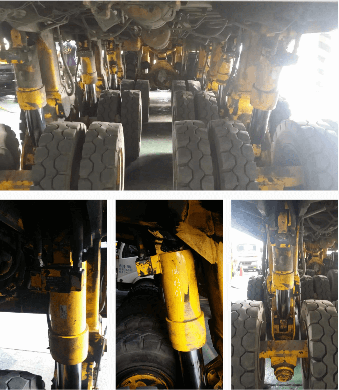 Flatbed Car Lifting Hydraulic Cylinder for a government project_application