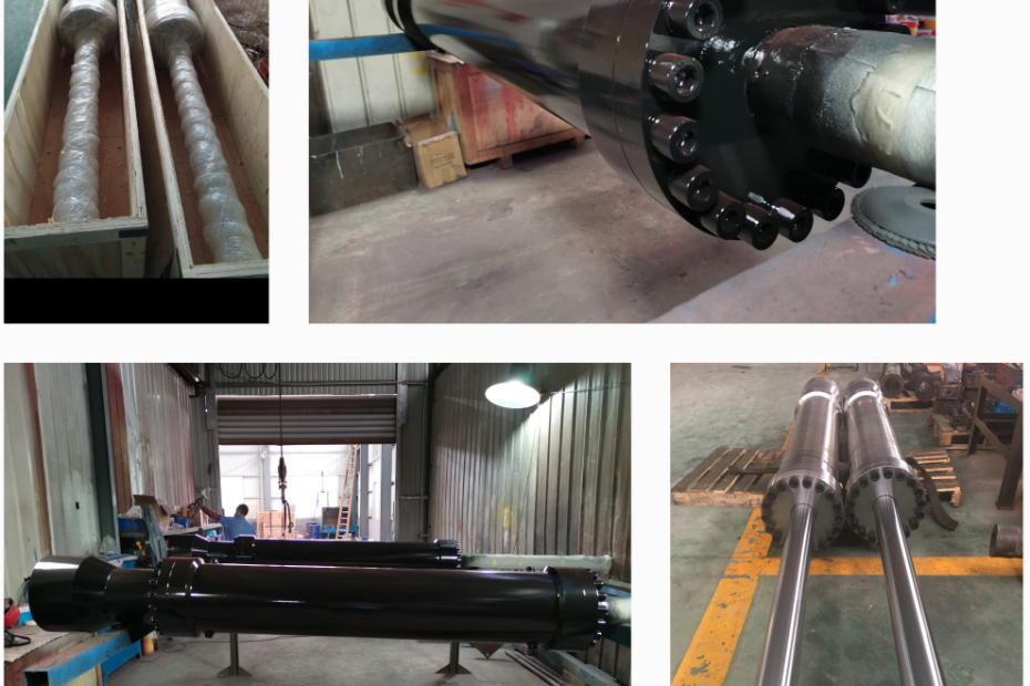 About the project: a batch of heavy-duty flange-mounted hydraulic cylinders for a steel plant application. These cylinders are designed to operate under extreme pressure and temperature conditions, ensuring stable performance in continuous casting and metallurgical equipment.  Each unit is precision-machined, honed, and assembled with high-strength fasteners, followed by industrial-grade surface coating for superior corrosion protection and durability. Heavy-Duty Hydraulic Cylinders for Steel Plant Project for a UAE customer_product